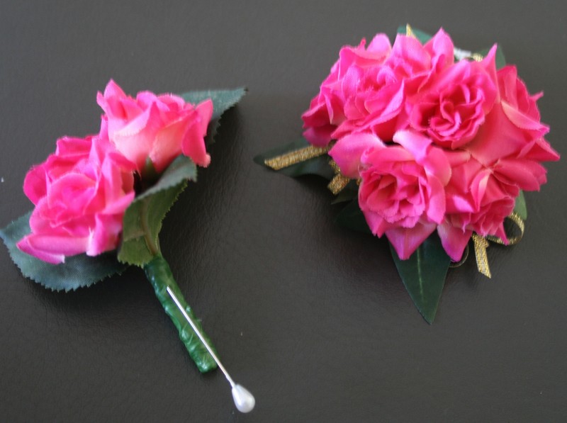 Package including buttonhole